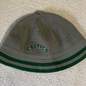 Nike Boston Celtics Knit Bucket Hat. Green and gray. Large.